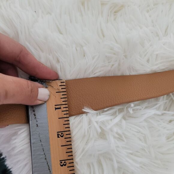 B-low the belt tan faux leather belt - Picture 2 of 6